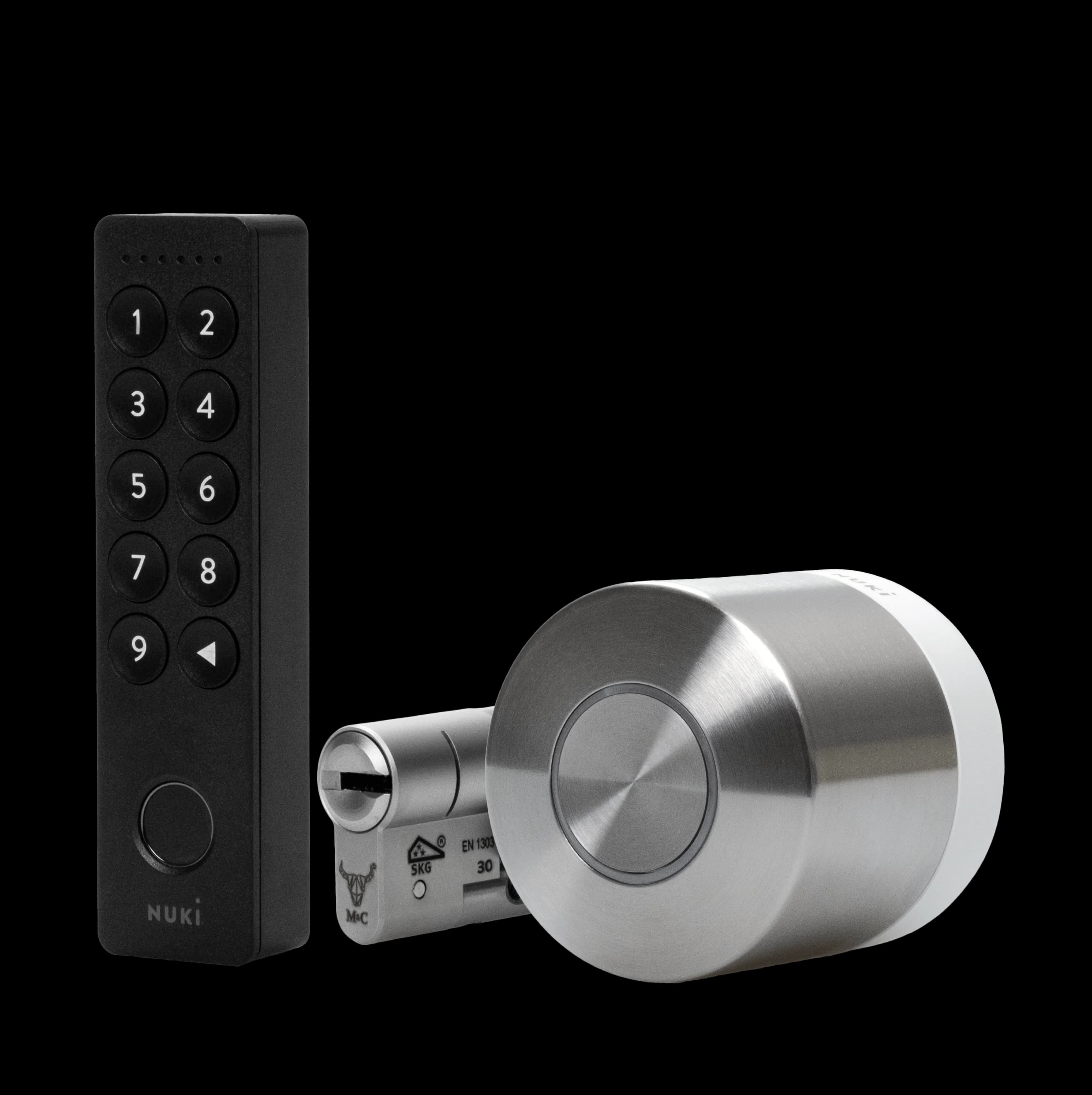 Nuki Home Set Ultra: entegre Universal Cylinder'lı Smart Lock Ultra ve Keypad 2 bir arada