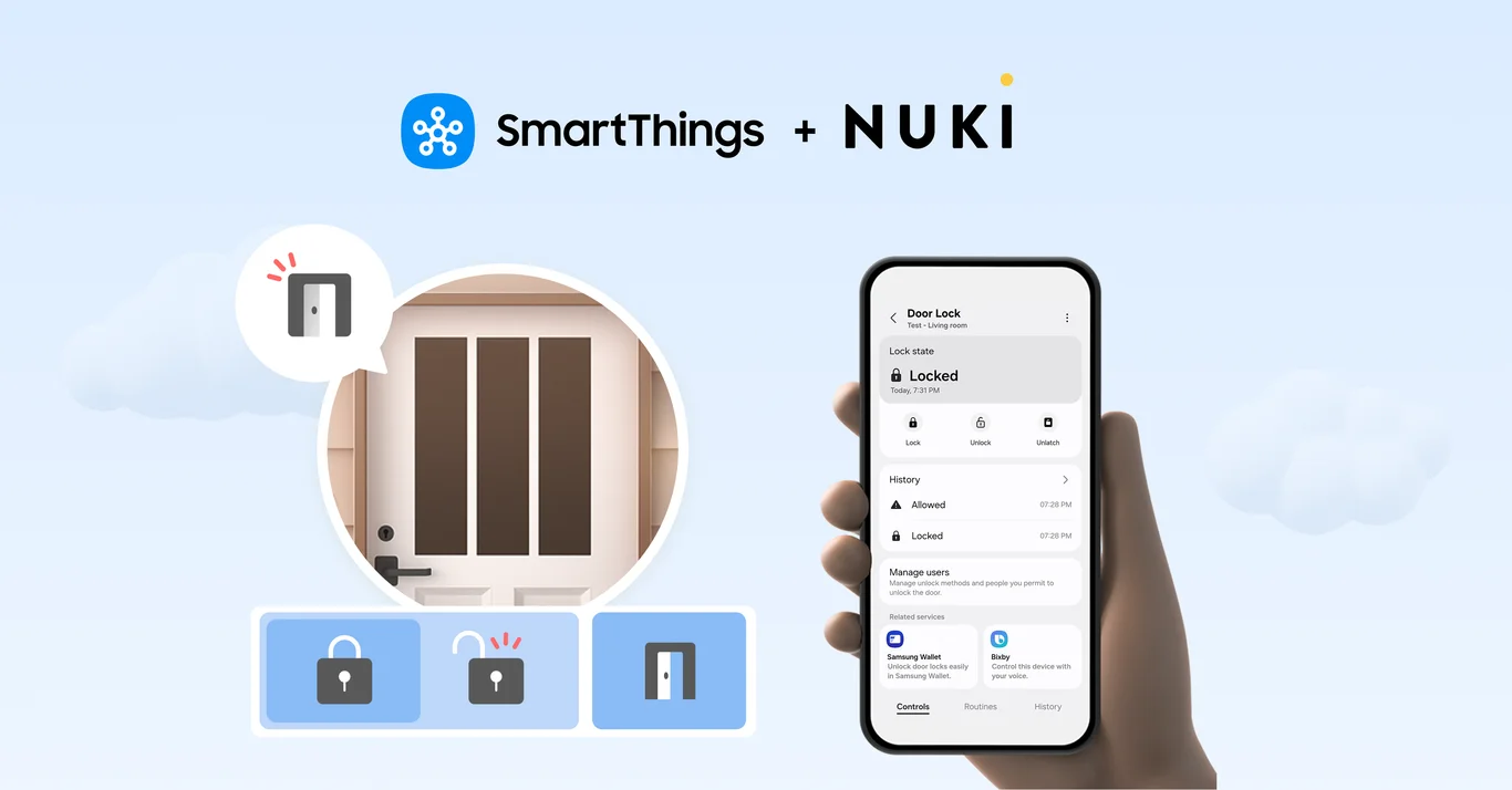Samsung SmartThings ile Nuki